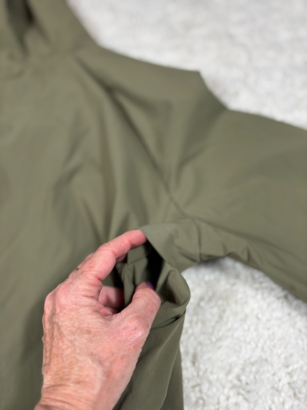 KETL Mtn Escapade Men’s L Olive Lightweight Hooded Travel Hiking Jacket - Picture 10 of 11
